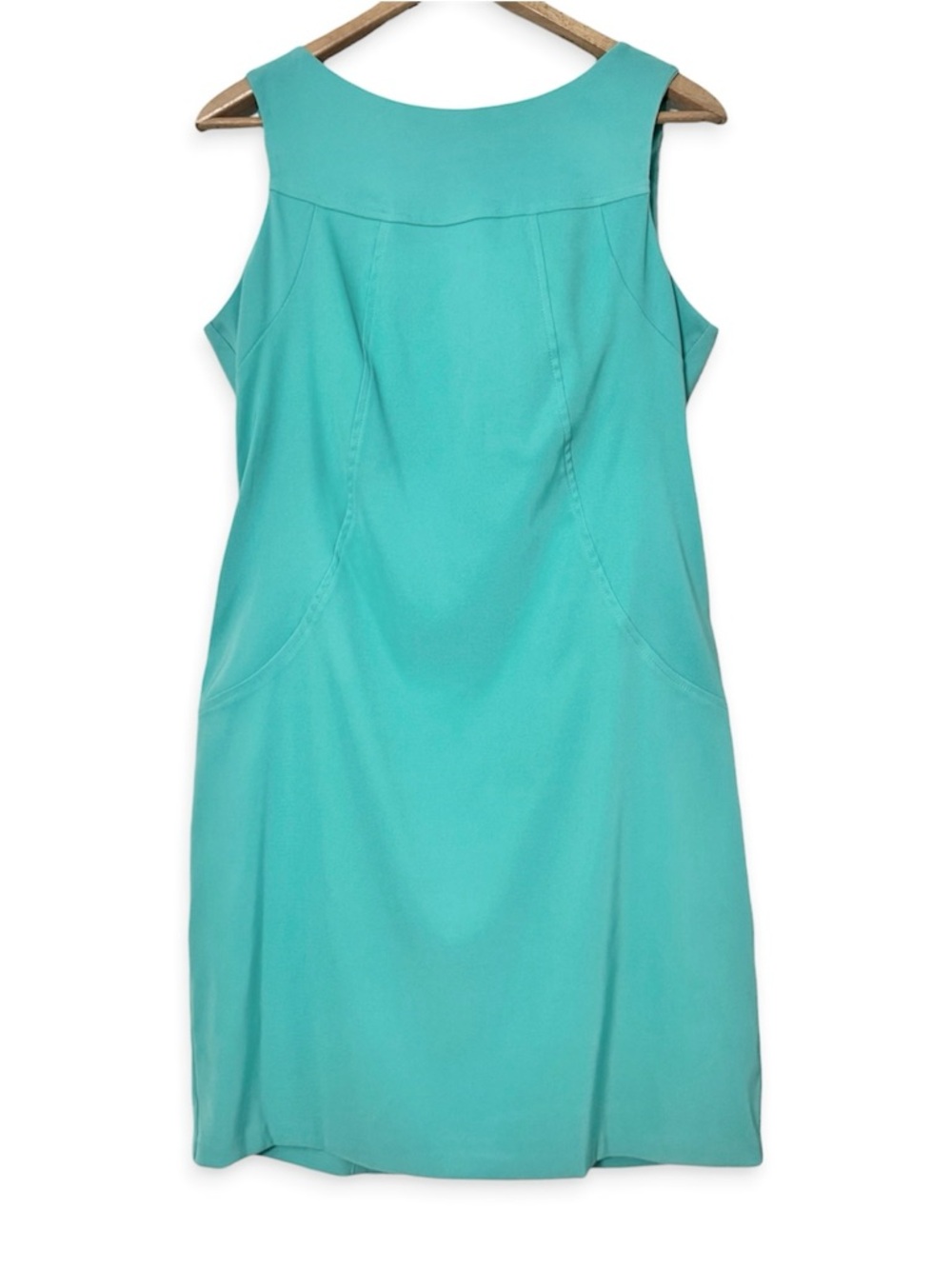 Alyx Limited Sleeveless Sheath Dress Stretchy Caribbean Blue Aqua Turquoise NWT